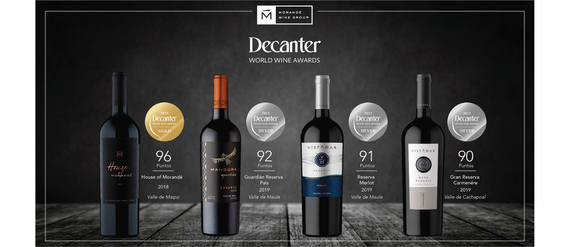 Obtuvimos Excelentes Puntajes en el Decanter World Wine Awards 2021