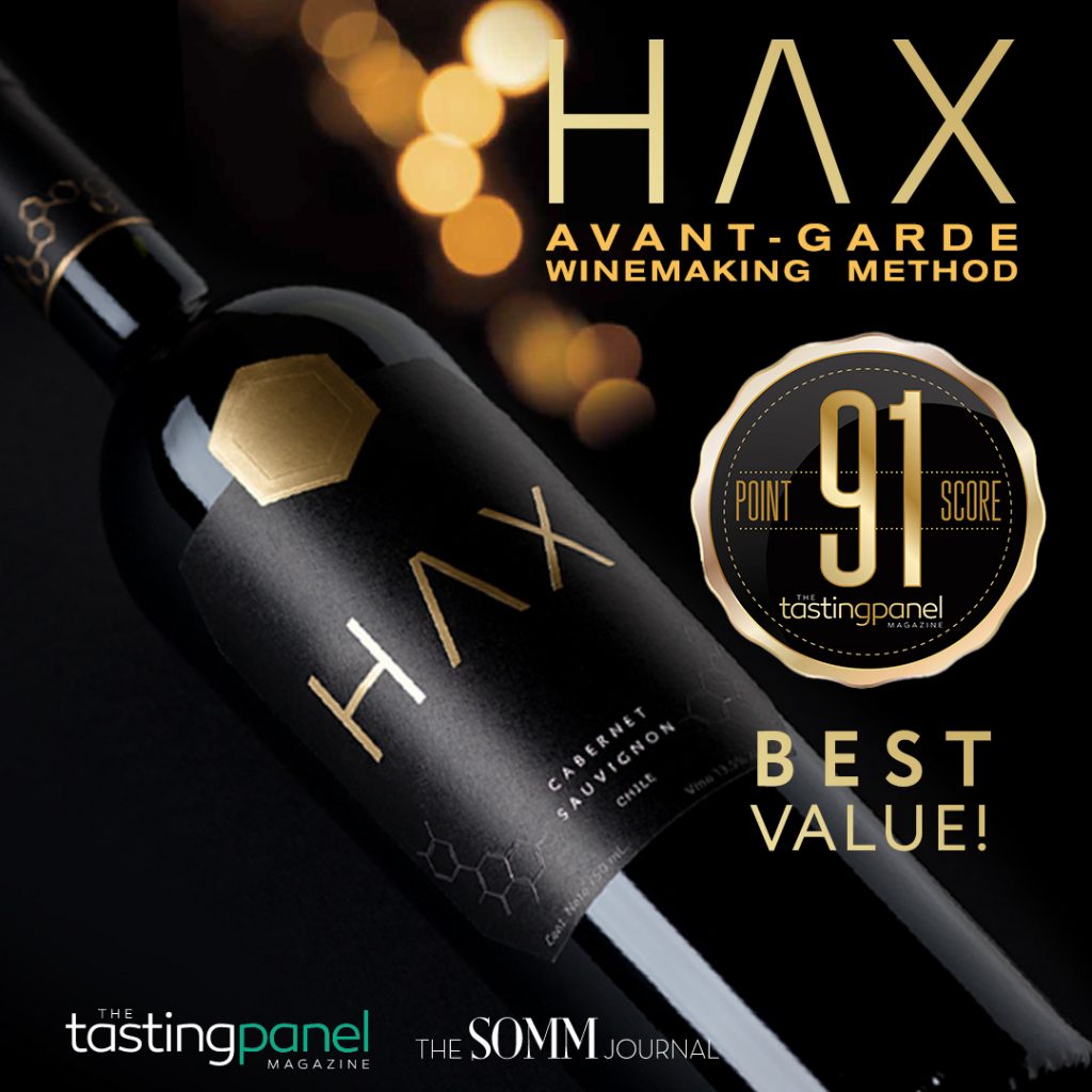 EL VINO HAX OBTIENE  91 PUNTOS Y ES ELEGIDO COMO BEST VALUE POR LA PRESTIGIOSA REVISTA TASTING PANEL