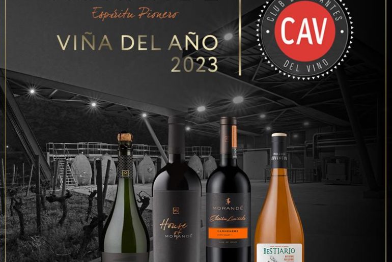 VIÑA MORANDÉ IS AWARDED AS WINERY OF THE YEAR 2023 BY LA CAV MAGAZINE