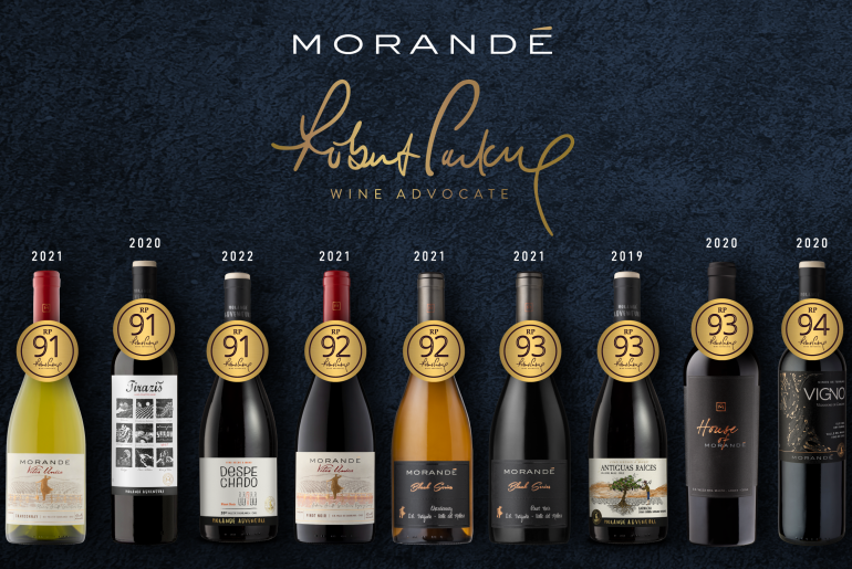 Robert Parker’s Wine Advocate gives great scores to Morandé