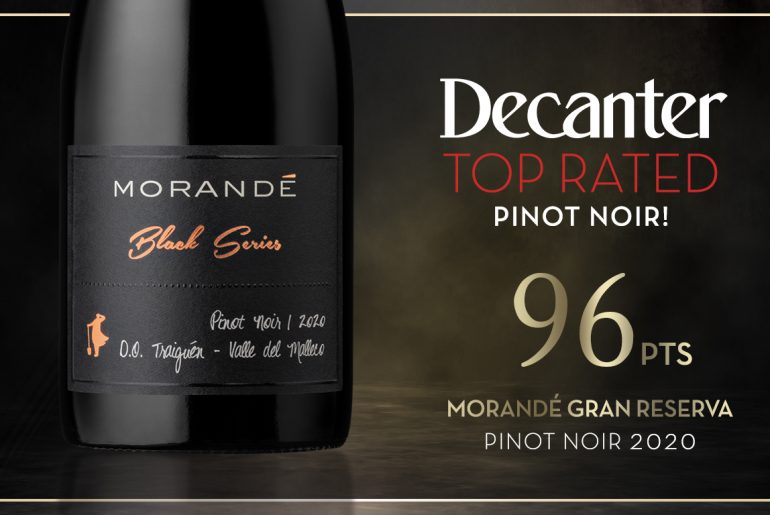 MORANDÉ BLACK SERIES RANKED CHILE’S BEST PINOT NOIR BY DECANTER MAGAZINE