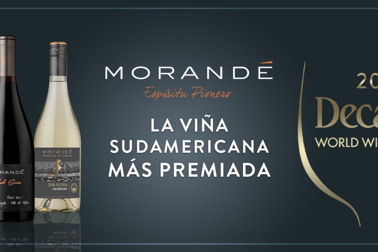 VIÑA MORANDÉ: LA VIÑA SUDAMERICANA MÁS PREMIADA DEL 2023 EN DECANTER WORLD WINE AWARDS